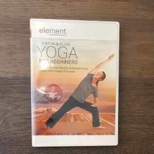 Element Hatha & Flow Yoga DVD with Gray and Black